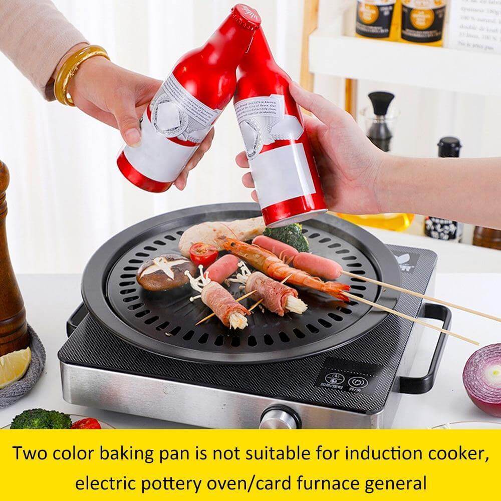 Korean Portable Non-stick BBQ Grill Pan - MaviGadget