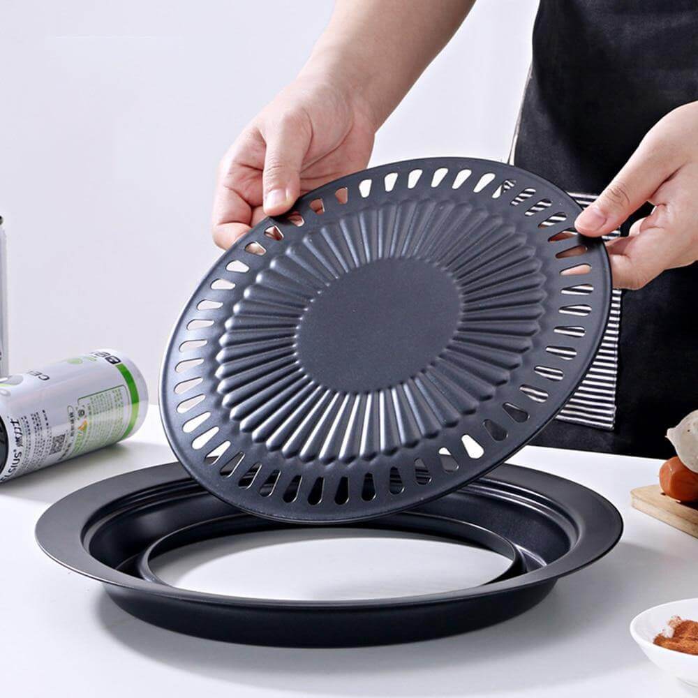 Korean Portable Non-stick BBQ Grill Pan - MaviGadget
