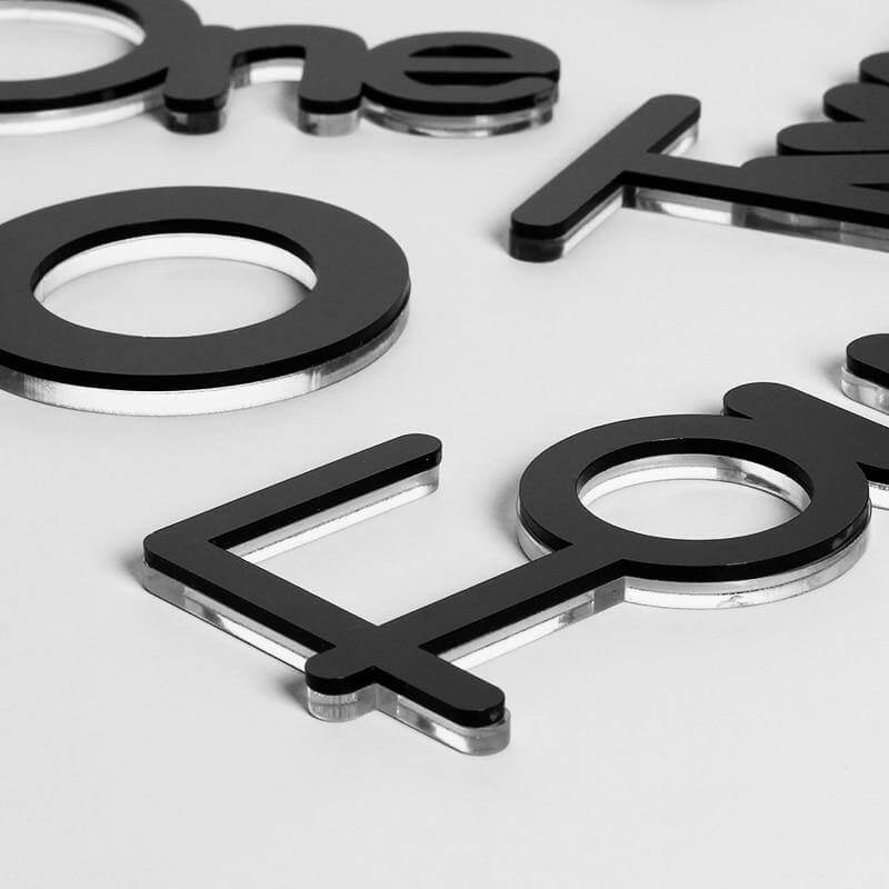 3D Large DIY Modern Number Wall Clock - MaviGadget