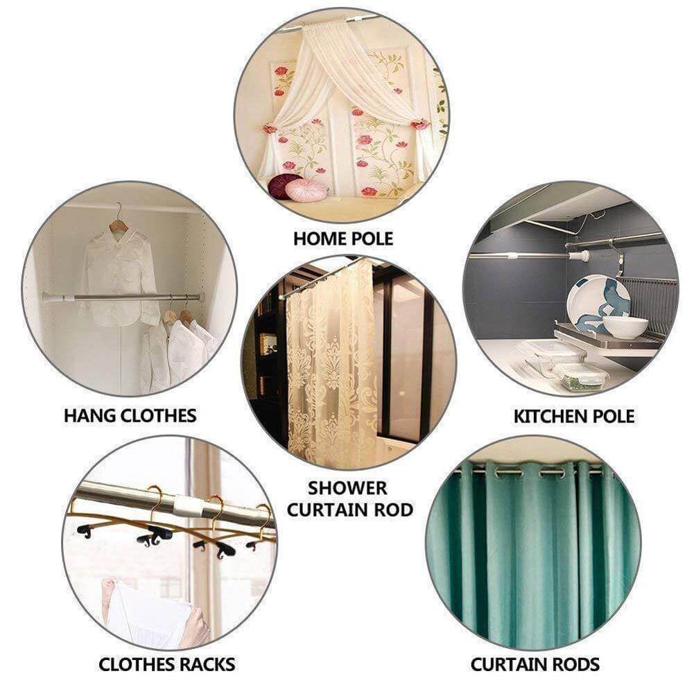 Adjustable Hanger Easy Install Rod - MaviGadget