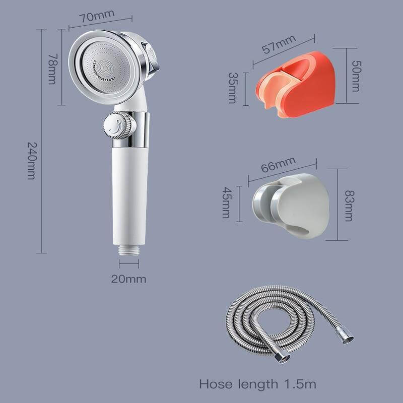 Elegant High Pressure Filter Shower Head - MaviGadget