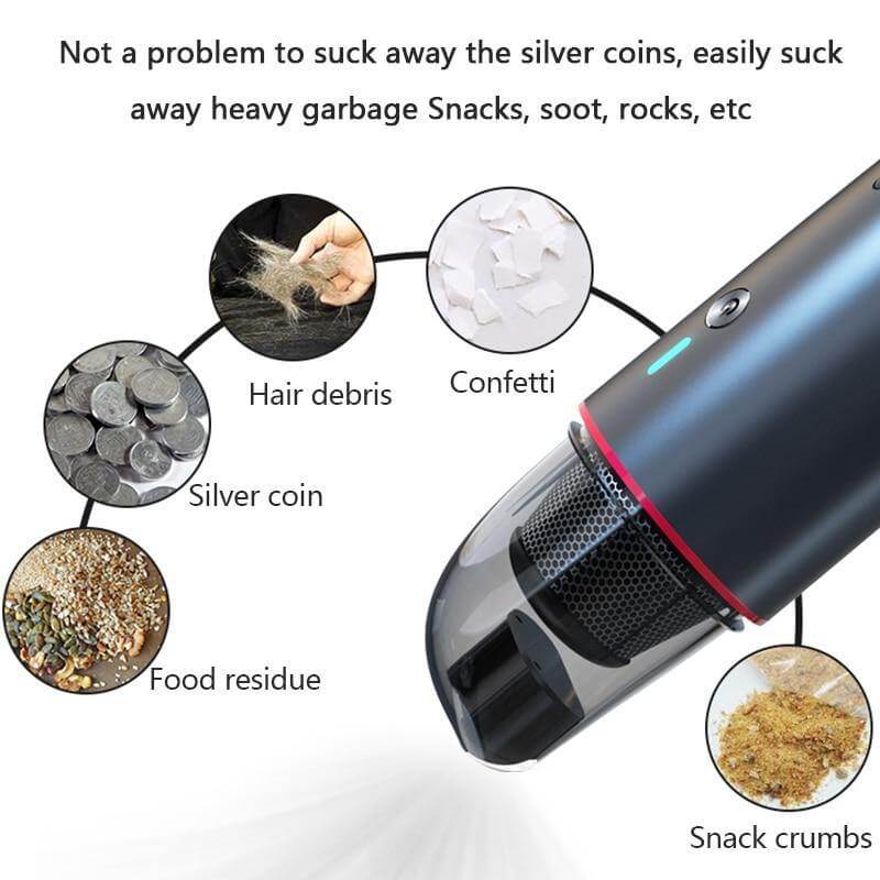 Mini Portable Powerful Wireless Vacuum Car Cleaner - MaviGadget