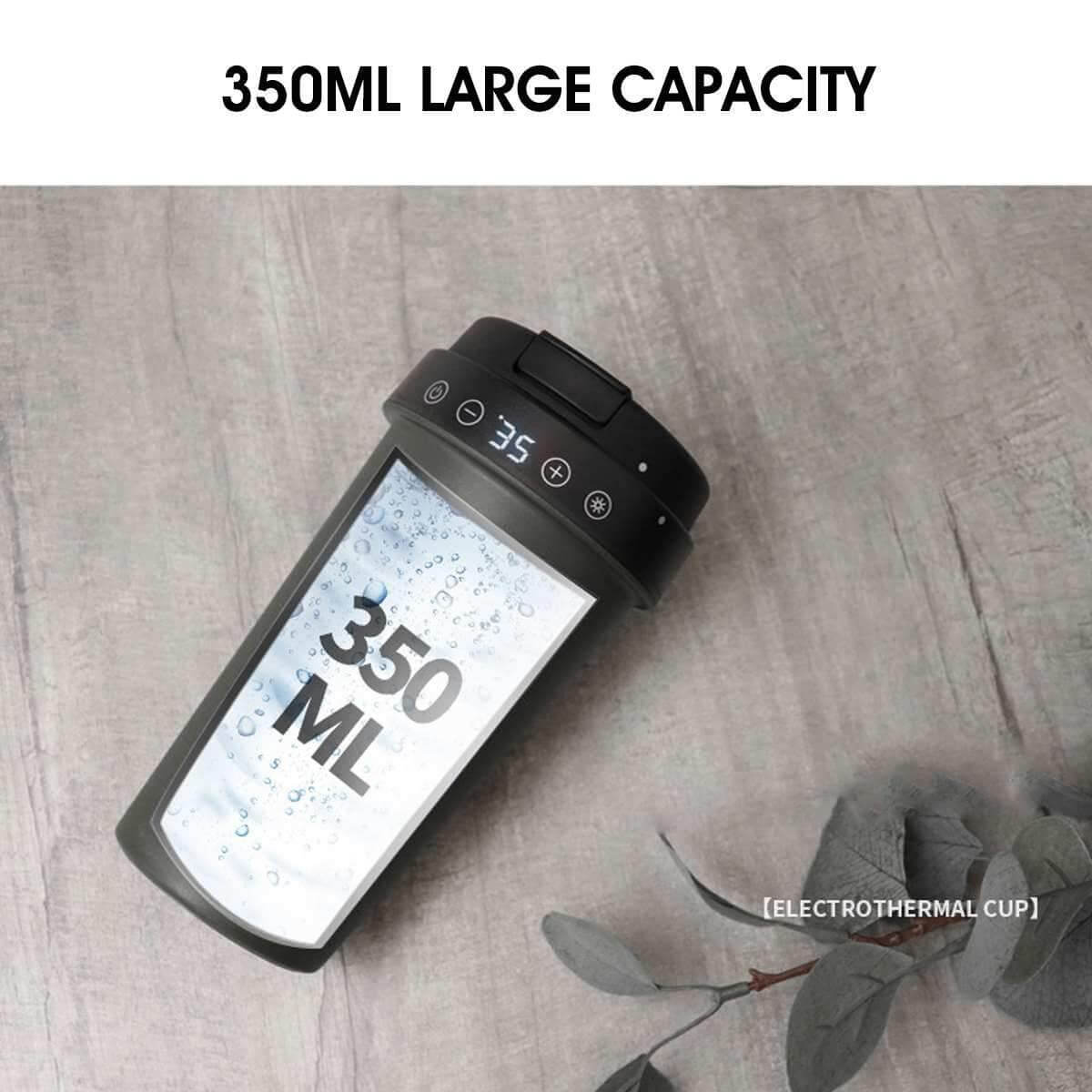 LCD Display Stainless Steel Car Electric Thermos - MaviGadget
