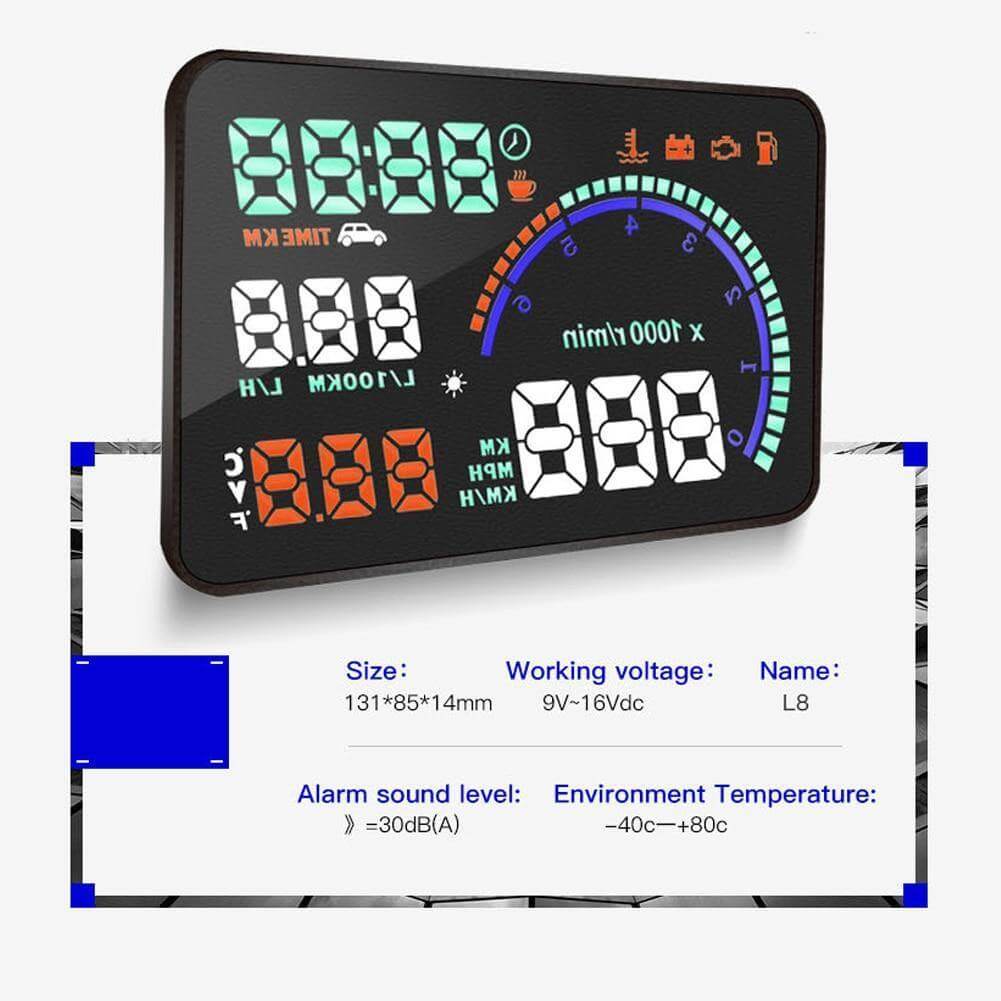 OBD Car Digital Super Clear Head-up Display - MaviGadget