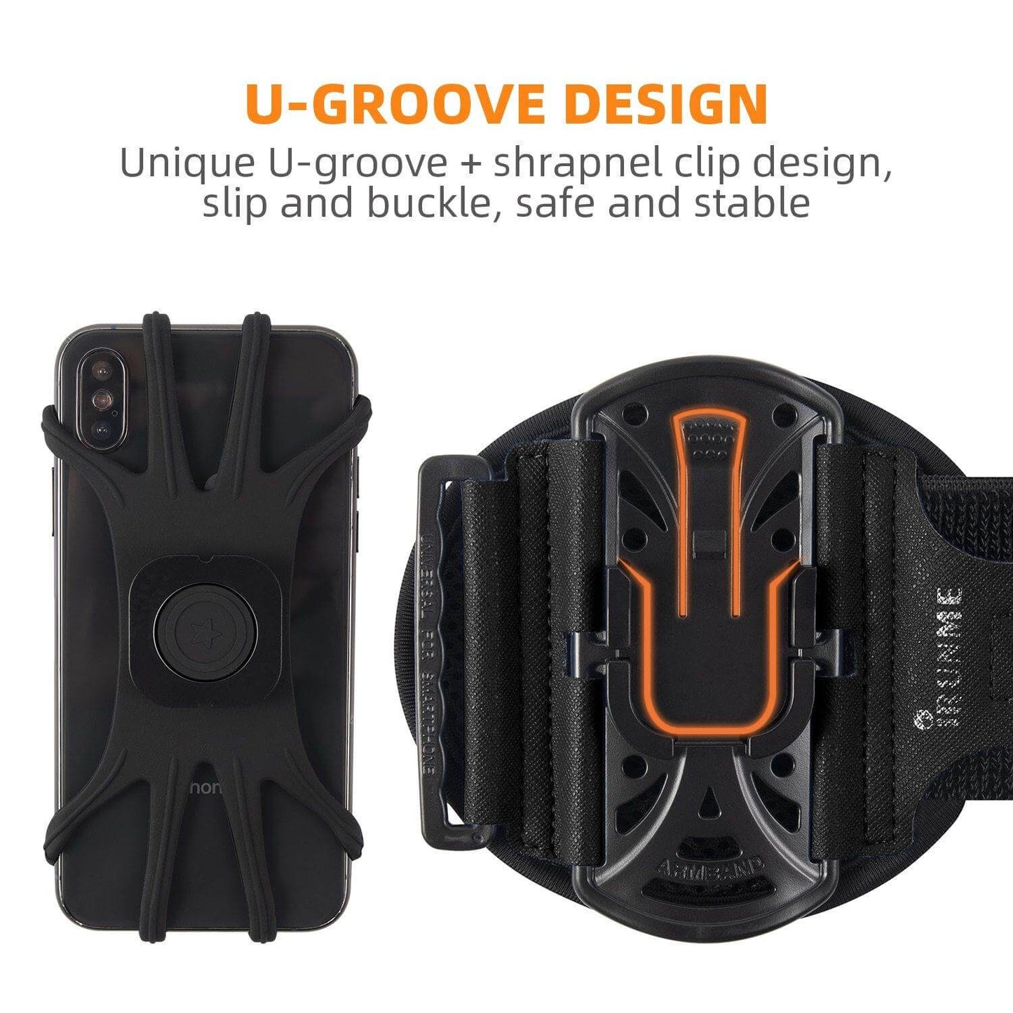 Rotating Sports Phone Holder Wristband - MaviGadget