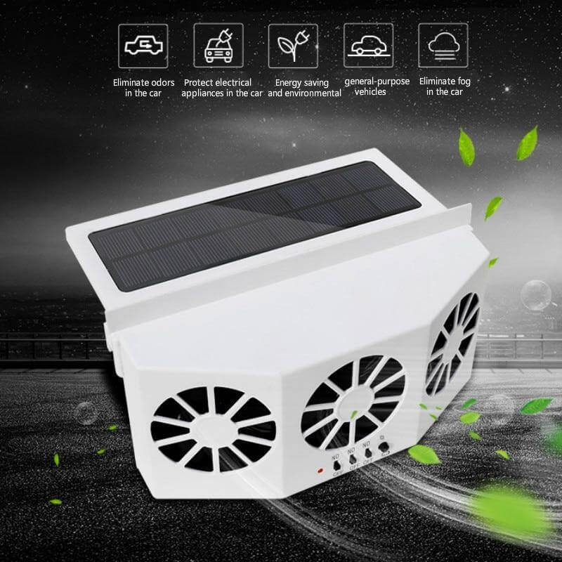 Auto Solar Ventilating Fan for Car - MaviGadget