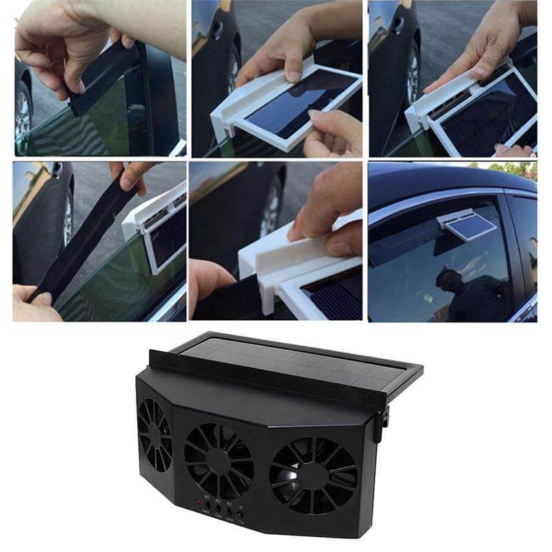 Auto Solar Ventilating Fan for Car - MaviGadget