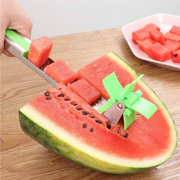 Windmill Stainless Steel Easy Watermelon Slicer - MaviGadget