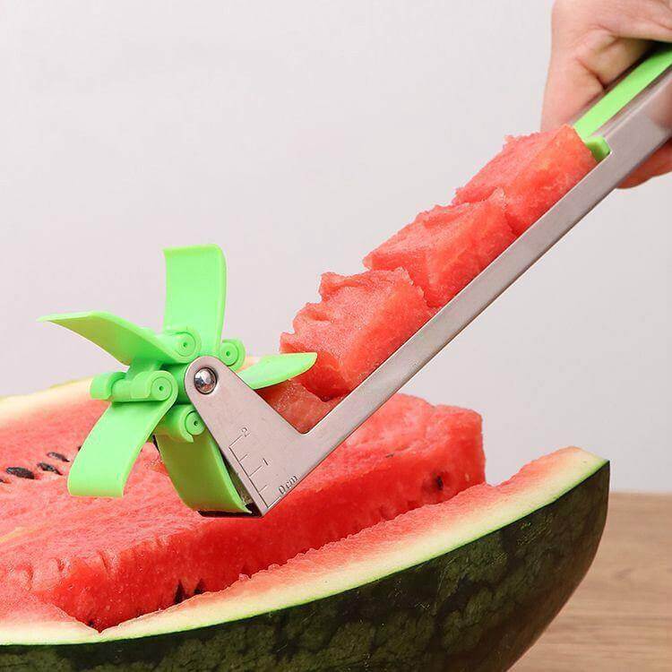 Windmill Stainless Steel Easy Watermelon Slicer - MaviGadget