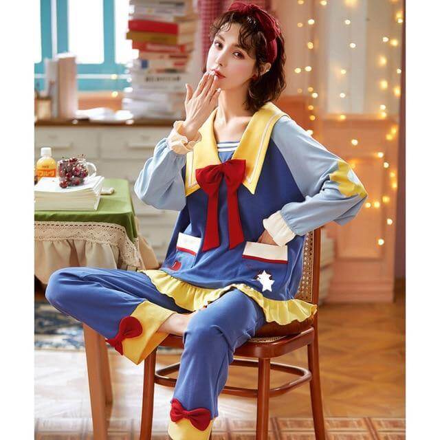 Colorful Princess Hooded Sleepwear for Women - MaviGadget