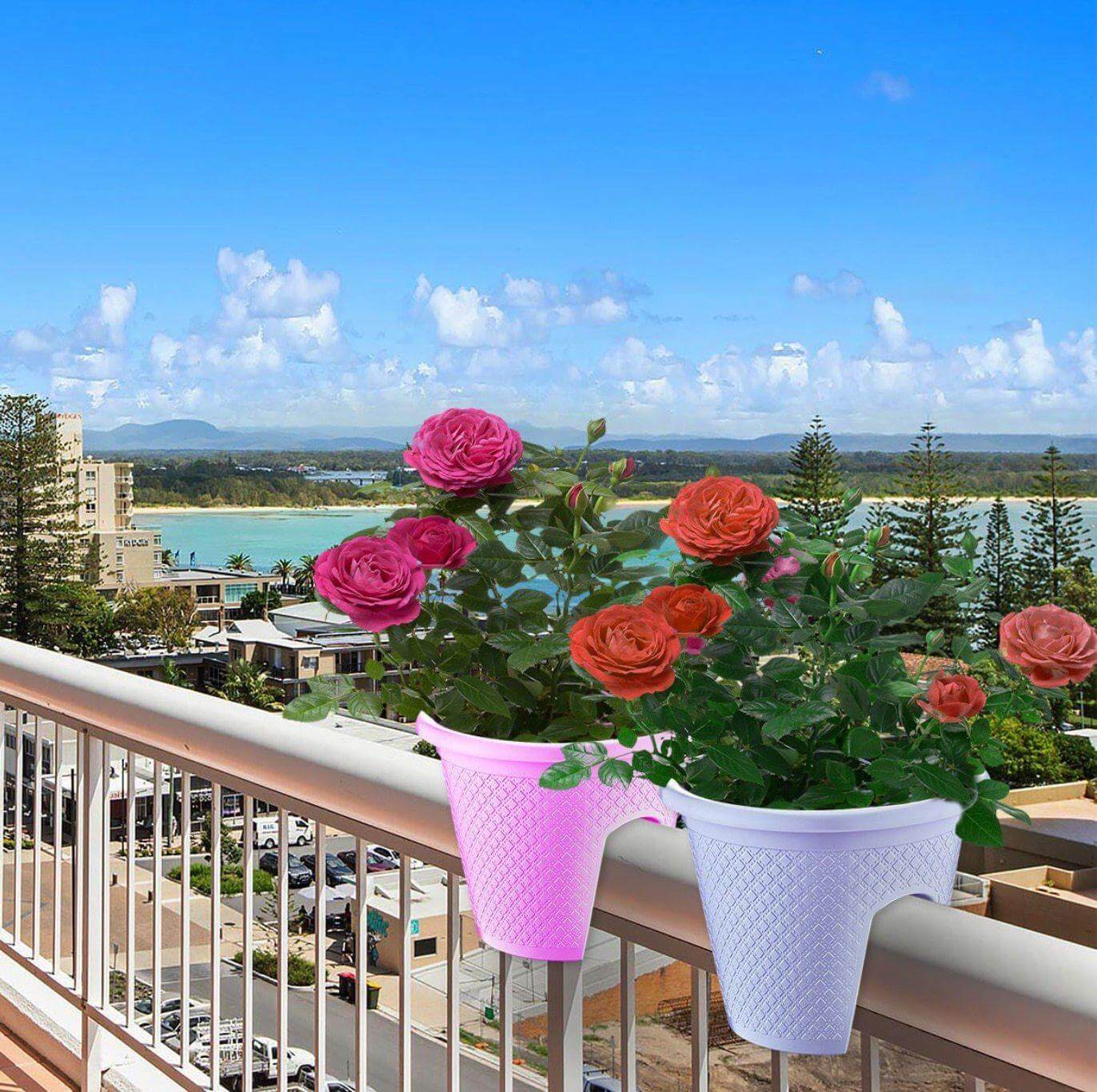 4PCS Balcony Planter - MaviGadget