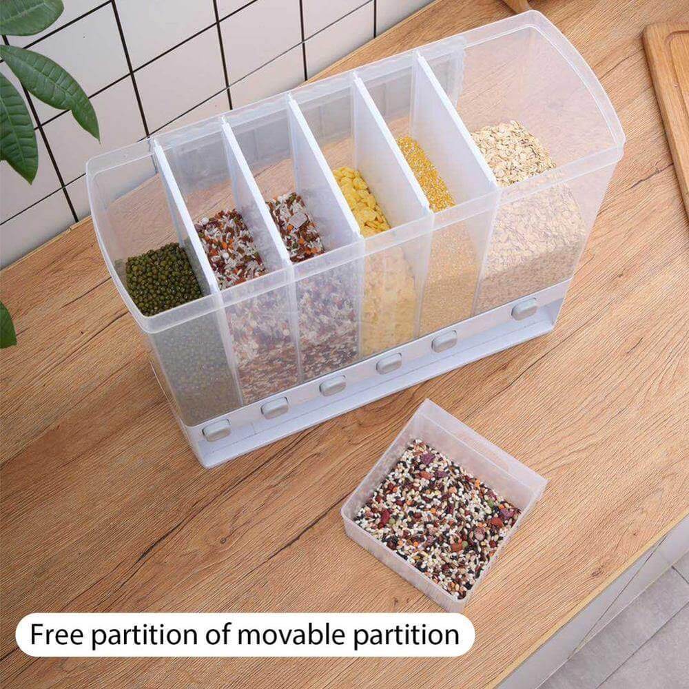 Wall-Mounted Automatic Kitchen Grain Rice Storage Tank - MaviGadget