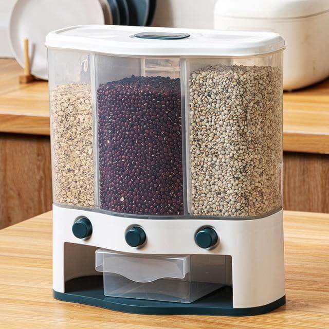 Wall-Mounted Automatic Kitchen Grain Rice Storage Tank - MaviGadget
