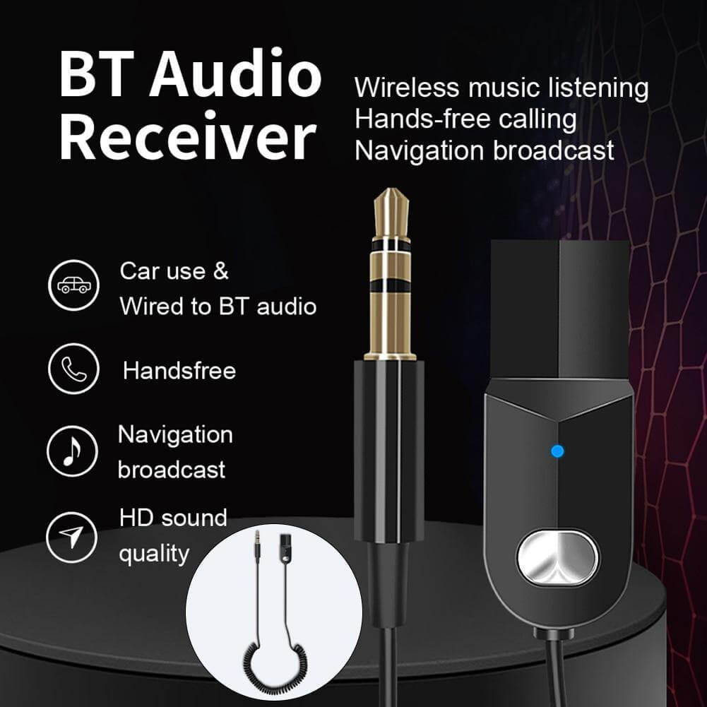 Bluetooth Built-in Microphone Bluetooth Receiver AUX - MaviGadget