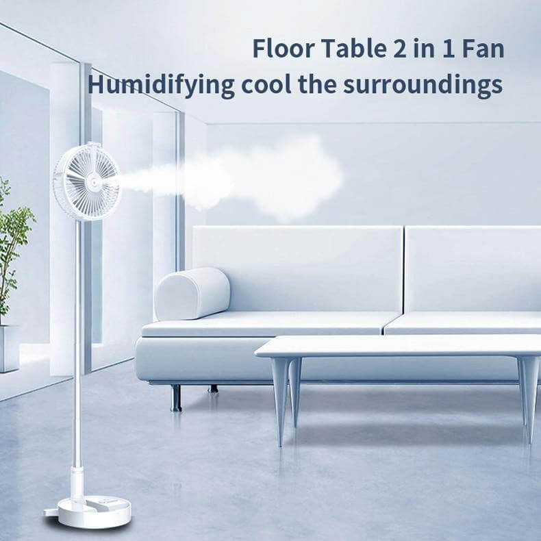 Portable Remote Control Air Conditioner Humidifier with Light - MaviGadget