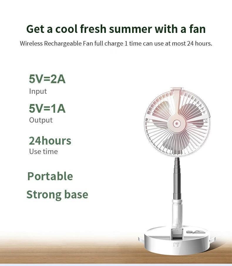 Portable Remote Control Air Conditioner Humidifier with Light - MaviGadget