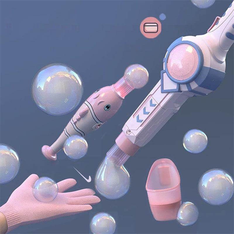 Automatic Magic Smoke Bubble Blower Machine - MaviGadget