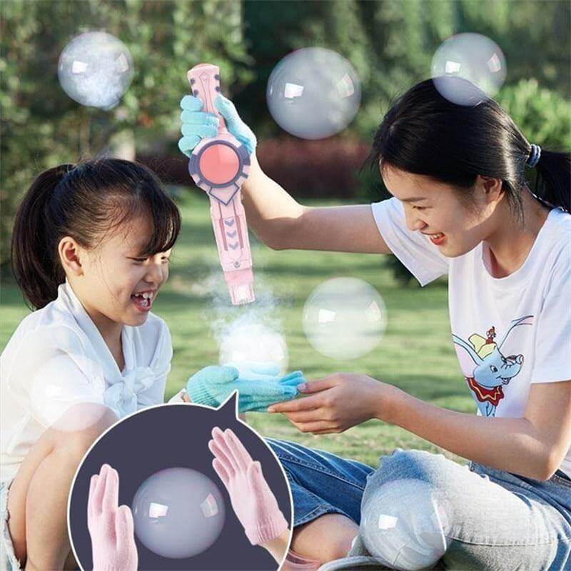 Automatic Magic Smoke Bubble Blower Machine - MaviGadget