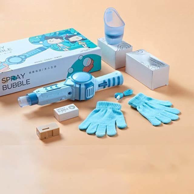 Automatic Magic Smoke Bubble Blower Machine - MaviGadget