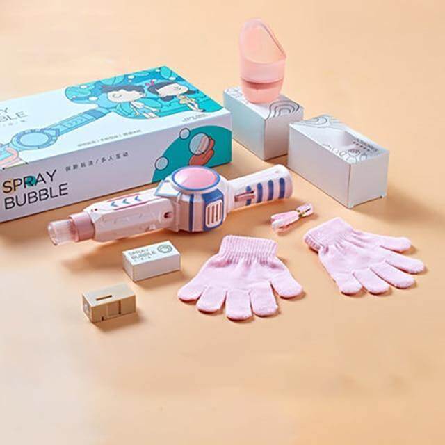 Automatic Magic Smoke Bubble Blower Machine - MaviGadget