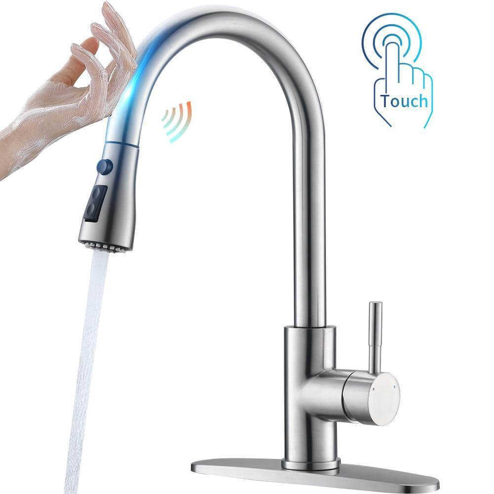 Smart Assistive Touch Control Kitchen Faucet - MaviGadget