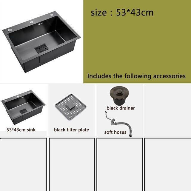 Stainless Steel Modern Kitchen Sink - MaviGadget