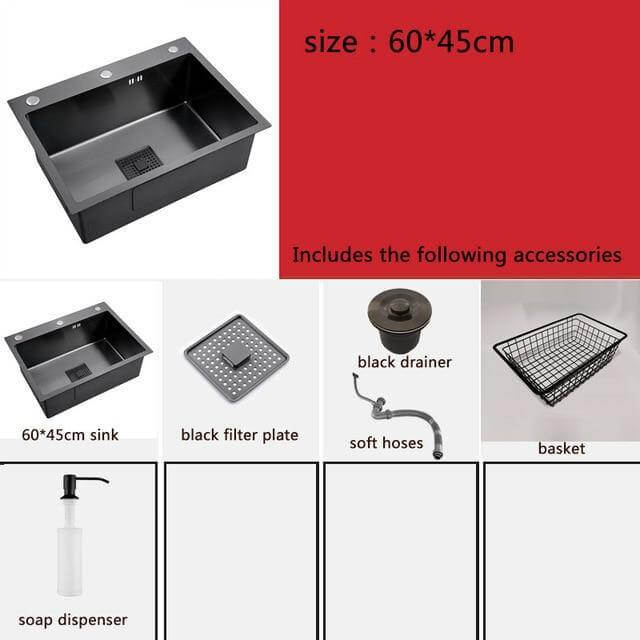 Stainless Steel Modern Kitchen Sink - MaviGadget