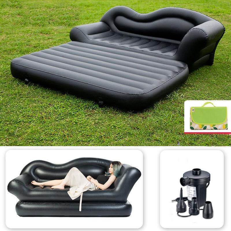 Comfy Double Household Inflatable Lazy Reclining Sofa - MaviGadget