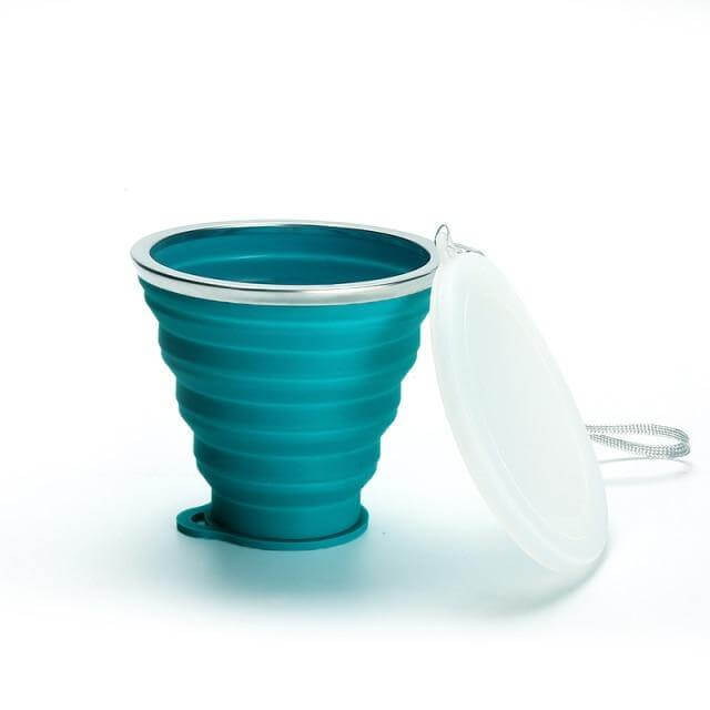 Foldable Easy Silicone Travel Mug - MaviGadget
