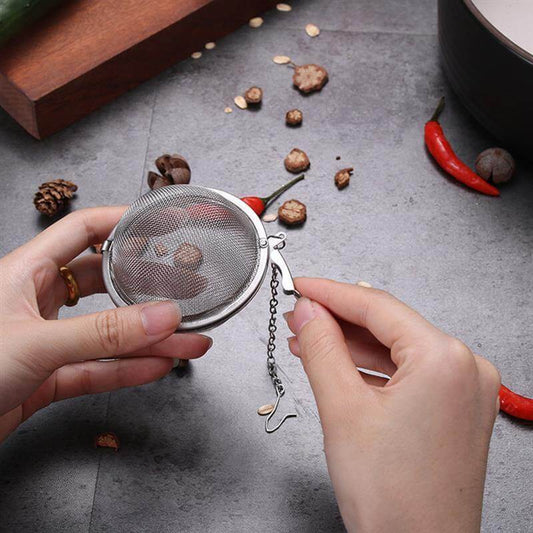 Stainless Steel Seasoning Ball Ultra Filter - MaviGadget