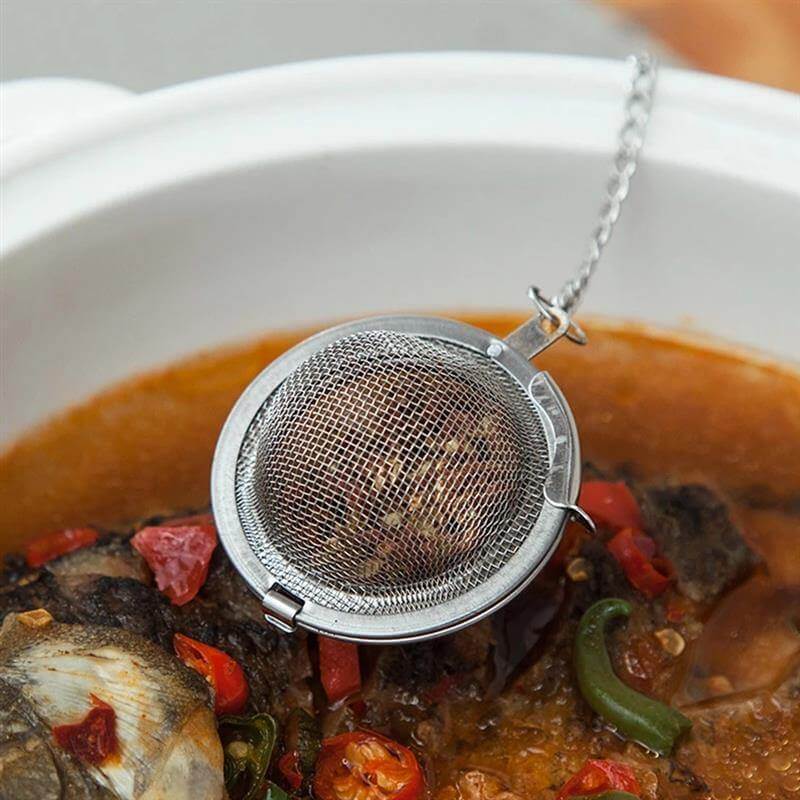 Stainless Steel Seasoning Ball Ultra Filter - MaviGadget