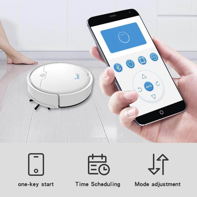 Multifunctional Remote Control Smart Robot Vacuum Cleaner - MaviGadget