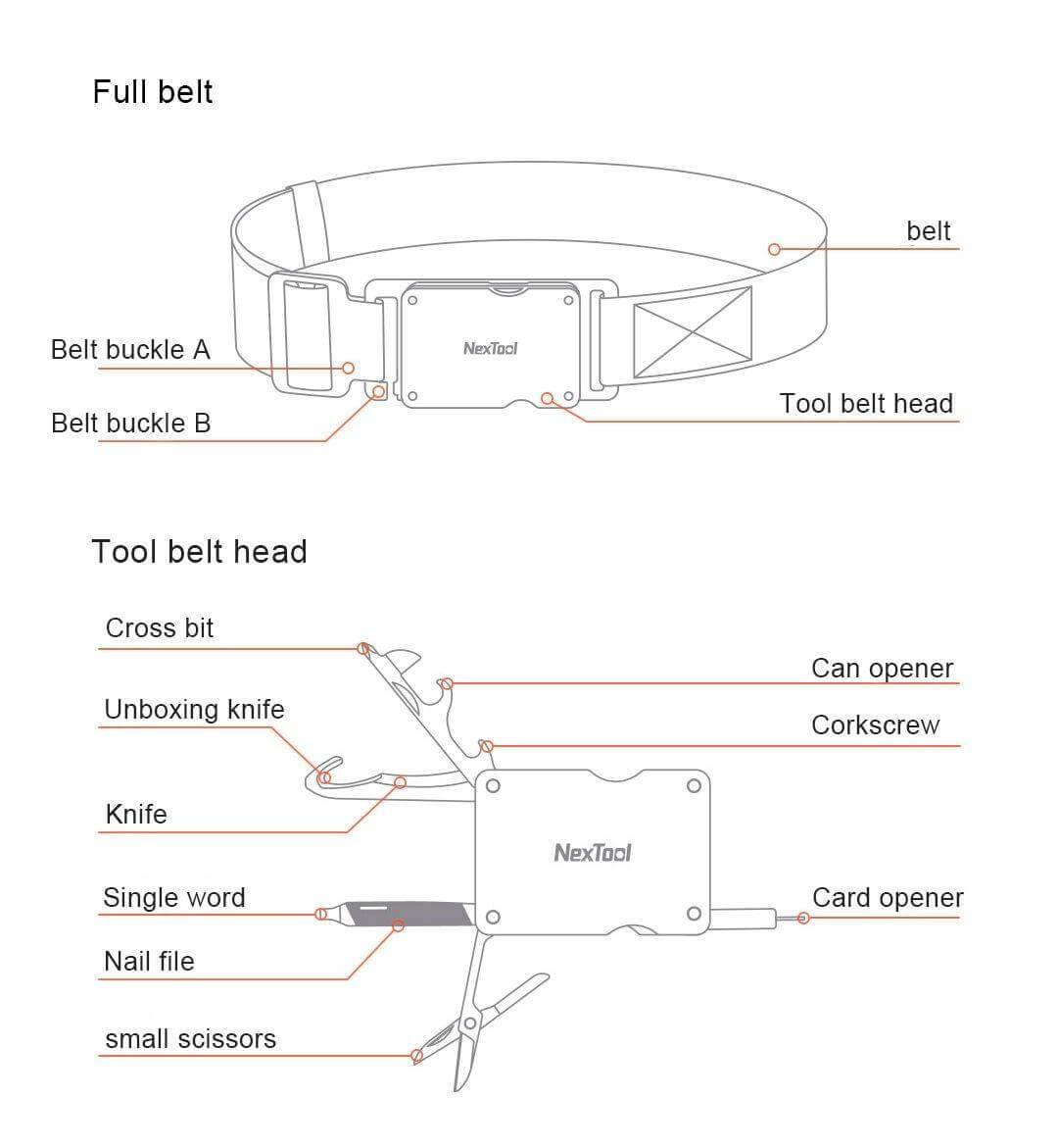 Multifunction Outdoor Survival Camping Belt - MaviGadget