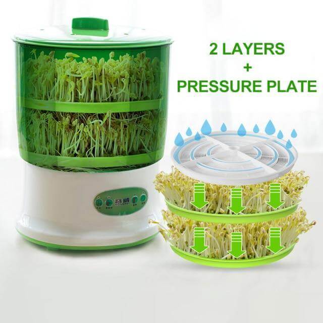 Easy Multi-Layer Automatic Seedling Bean Sprouts Machine - MaviGadget