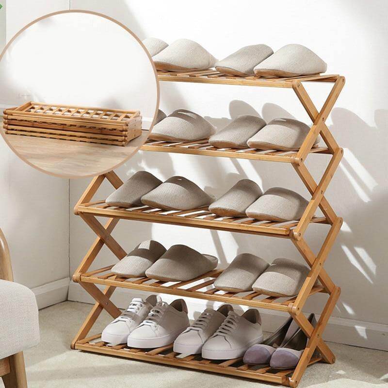 Portable Multilayer Foldable Shoe Rack - MaviGadget