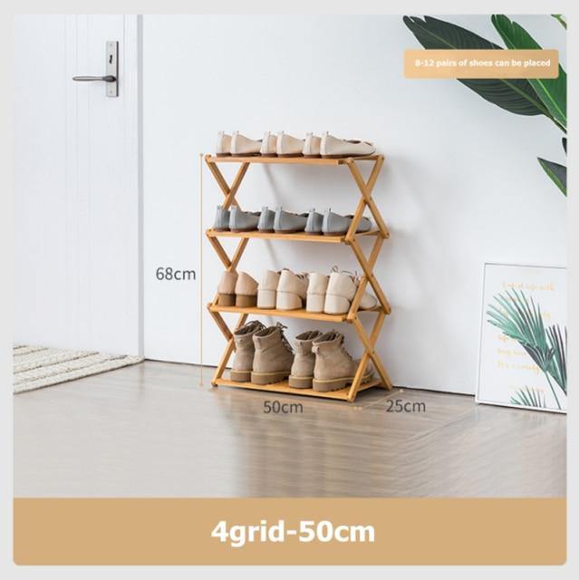 Portable Multilayer Foldable Shoe Rack - MaviGadget