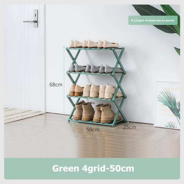 Portable Multilayer Foldable Shoe Rack - MaviGadget