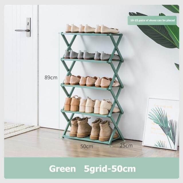 Portable Multilayer Foldable Shoe Rack - MaviGadget