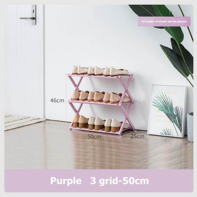 Portable Multilayer Foldable Shoe Rack - MaviGadget