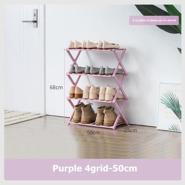 Portable Multilayer Foldable Shoe Rack - MaviGadget