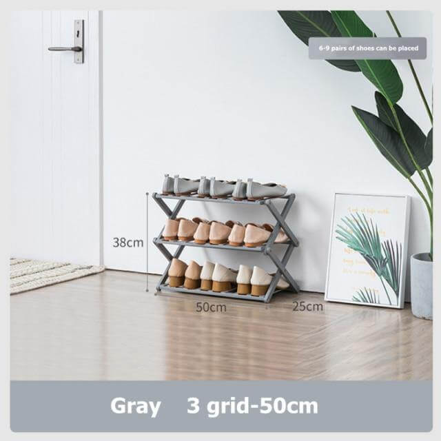 Portable Multilayer Foldable Shoe Rack - MaviGadget