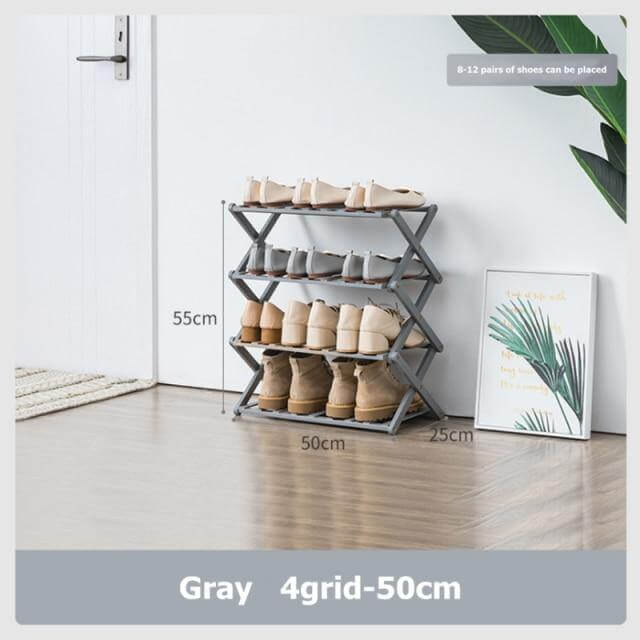 Portable Multilayer Foldable Shoe Rack - MaviGadget