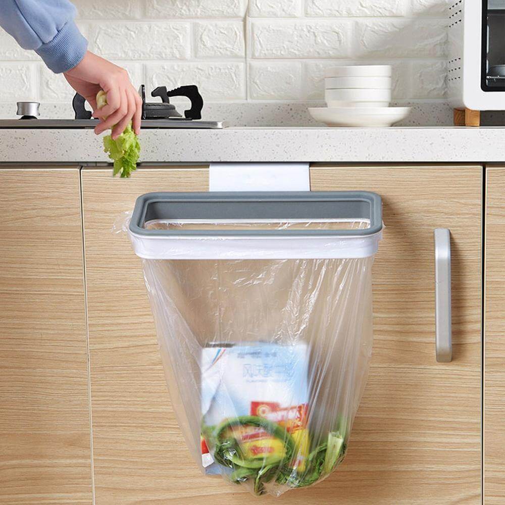 Portable Plastic Hanging Garbage Bag - MaviGadget