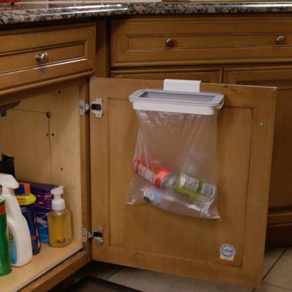 Portable Plastic Hanging Garbage Bag - MaviGadget