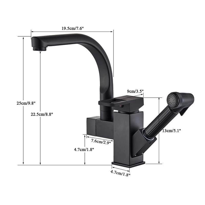 2in1 Elegant 360 Rotating Sink Faucet - MaviGadget