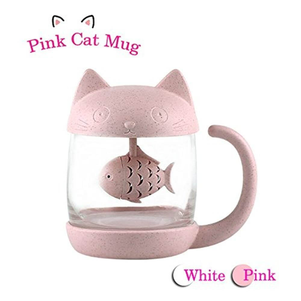 Cute Tea Mug Cup with Filter - MaviGadget