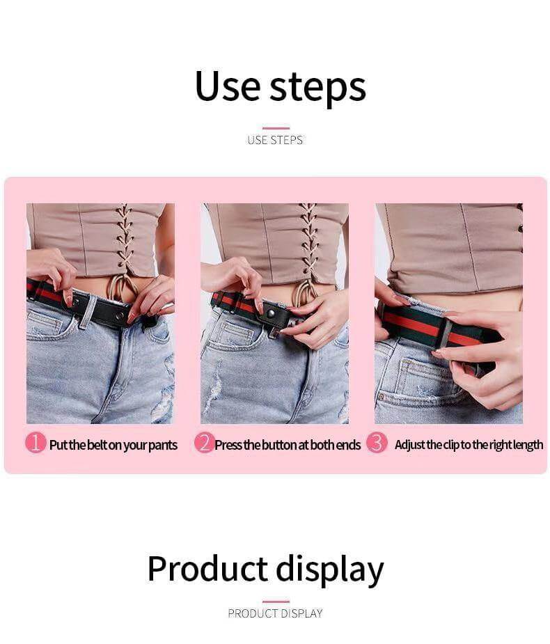 Buckle-Free Casual Sport Elastic Unisex Belt - MaviGadget