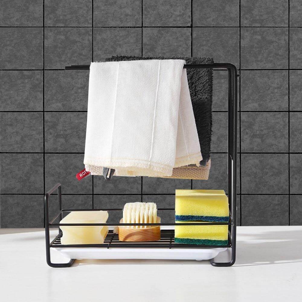 Iron Space Saving Kitchen Sink Drying Rack - MaviGadget