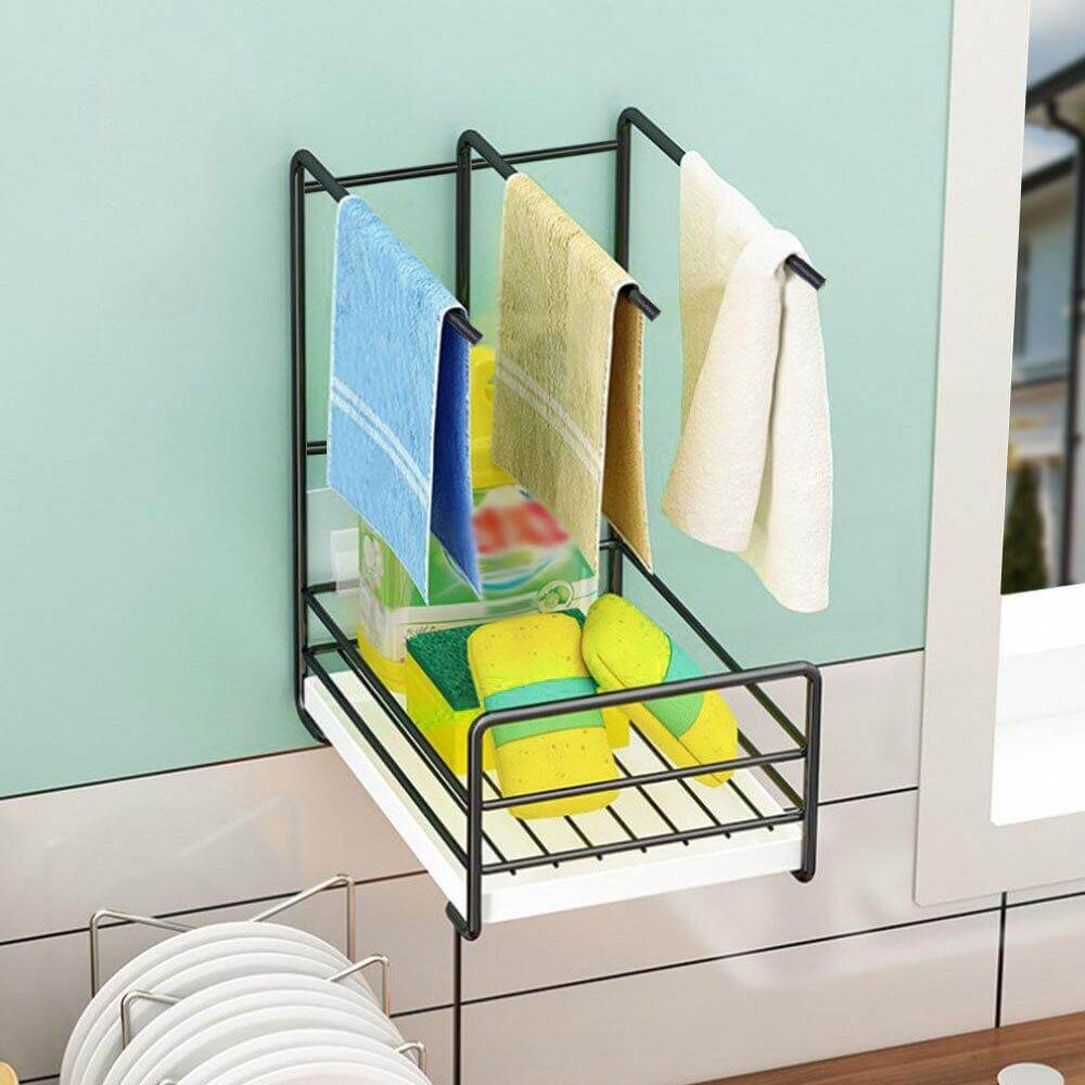 Iron Space Saving Kitchen Sink Drying Rack - MaviGadget