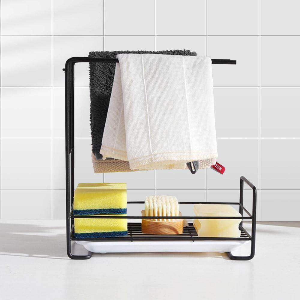 Iron Space Saving Kitchen Sink Drying Rack - MaviGadget
